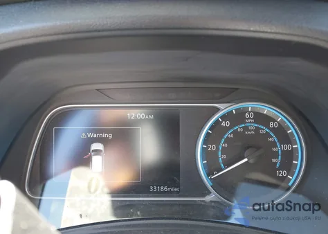 2020 Nissan Leaf Sv 40 Kwh z USA, uszkodzony, nr VIN 1N4AZ1CP1LC307372